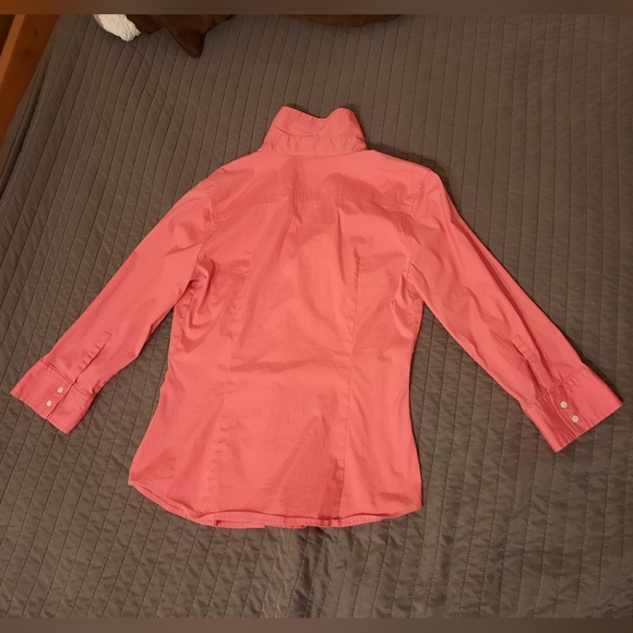 Coral Pink Dress Shirt - Picture 3 of 4
